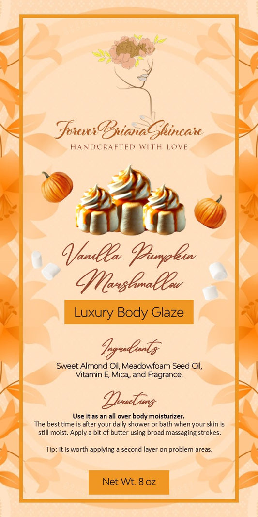 Vanilla Pumpkin Marshmallow Luxury Body Glaze