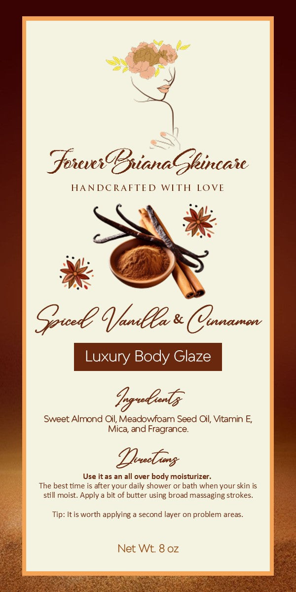 Spiced Vanilla & Cinnamon Luxury Body Glaze