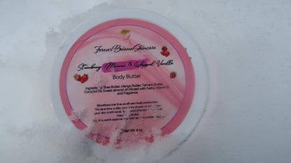 Strawberry Macaron & Whipped Vanilla Body Butter