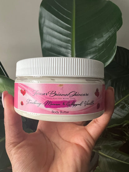 Strawberry Macaron & Whipped Vanilla Body Butter